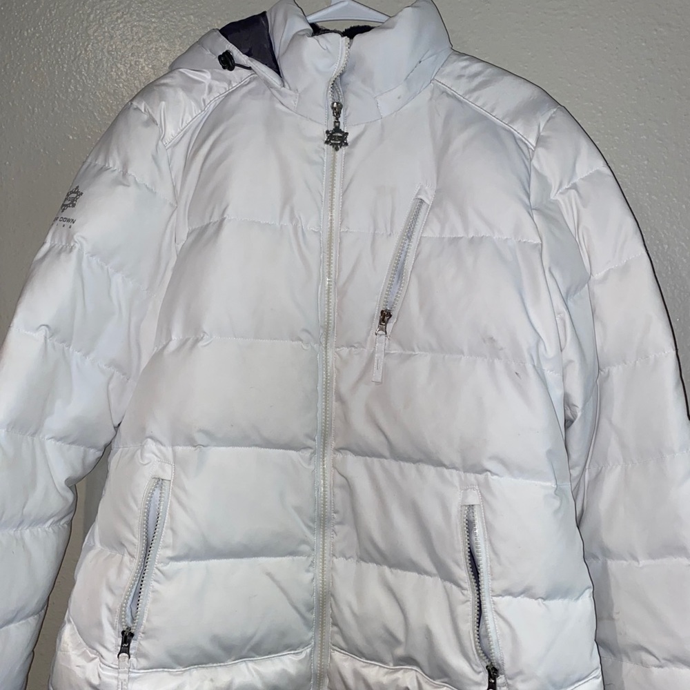 Free Country Puffy White Coat